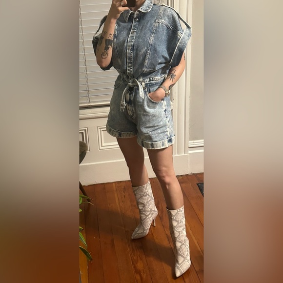 Paris Texas midi snake print nubuck boots 37 - Picture 8 of 8